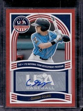 2024 Stars & Stripes Cannon Goldin National Team Signatures Red #/65