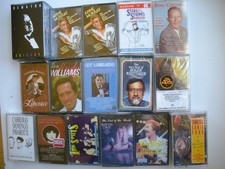 Lot of 19 BRAND NEW Audio Cassette Tapes Sinatra Ronstadt Andy Williams Bing