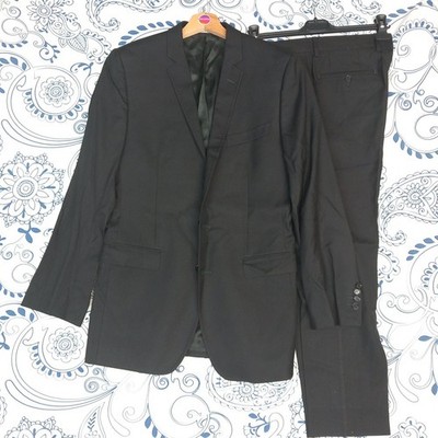 DOLCE & GABBANA KLASSISCHER ANZUG JACKE HOSE WOLLE SEIDE GR 46 MADE ITALY 