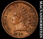 1862 Indian Head Cent - Almost Unc / Uncirculated  Semi-key  Better Date  #G5271