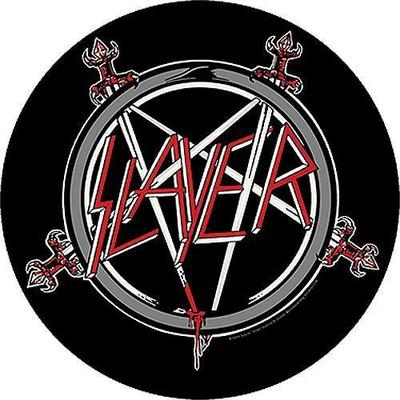 SLAYER RÜCKENAUFNÄHER BACKPATCH # 6 REIGN IN BLOOD LOGO 29cm AUFNÄHER PATCH 