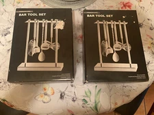 Stainless Steel Bar Tool Set 6-Piece (TWO SETS INCLUDED IN SALE)