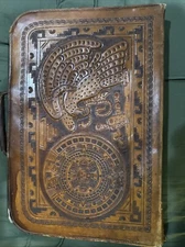 Vintage Mid Century Artmex Tooled Leather Purse Bag Vintage