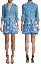 NWOT Alice + Olivia Jonna Pleated Mini Dress us2/ Free shipping