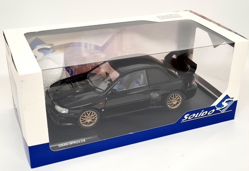 Solido 1/18 Subaru Impreza 22B Black 1998 (DOOR) Diecast model Car - Picture 2 of 13