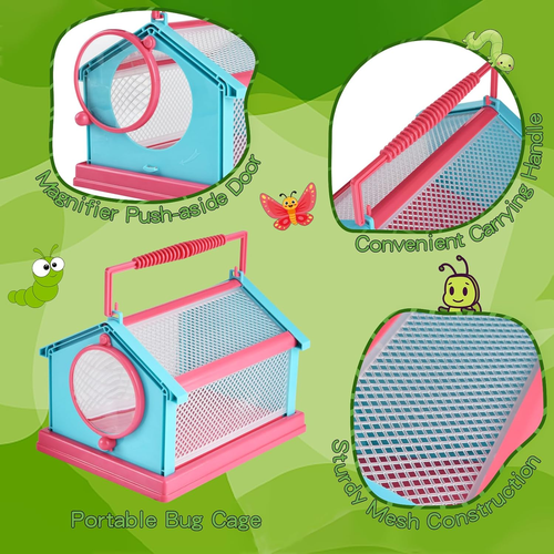 Kids Telescopic Butterfly Nets Bugs Insect Catcher Kit Perfect Outdoor Tools for - Picture 4 of 6