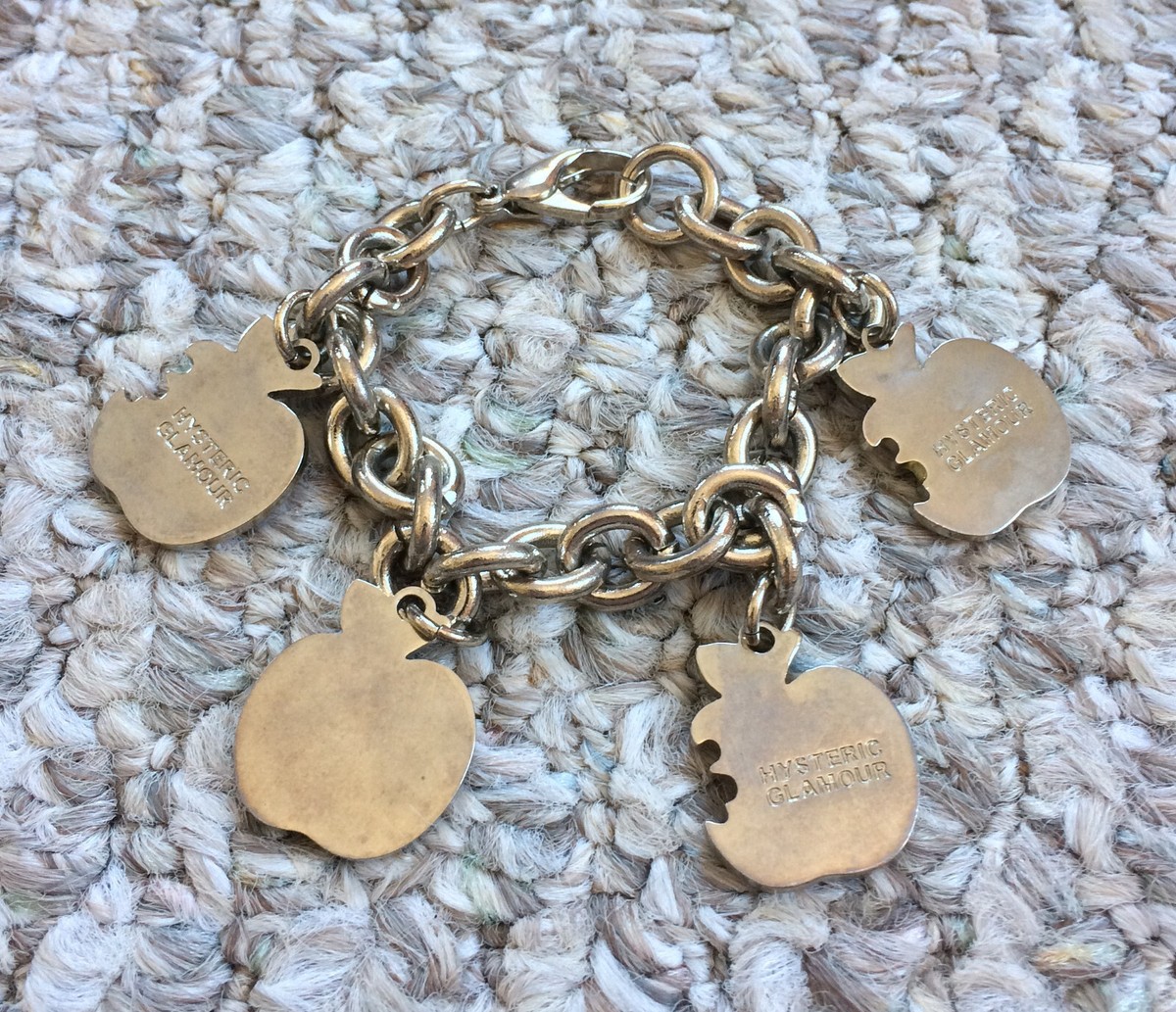 Hysteric Glamour Skull Apple Charm Bracelet | eBay Hysteric Glamour Skull Apple Charm Bracelet | eBay