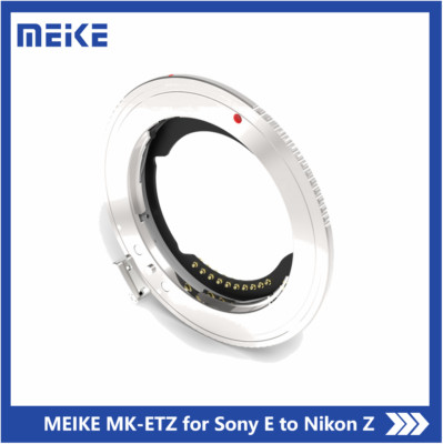 Meike MK-ETZ Mount Adapter ETZ for Sony E Mount Lenses to Nikon Z Cameras Z5 Z6