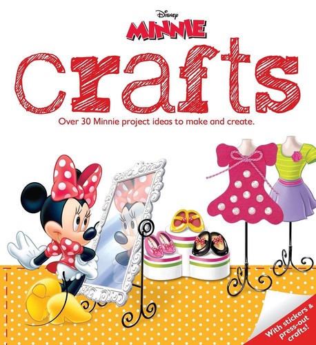 Disney Minnie Mouse Crafts Disney Craft Paperback Over 30 Minnie Projects New - Foto 12 di 12