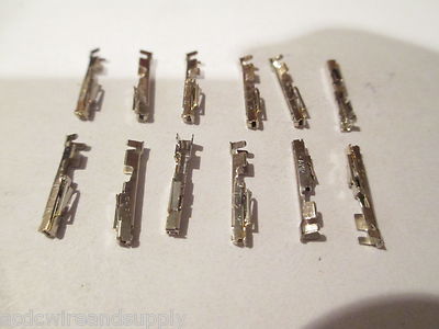 (12) X AMP CONTACT, CRIMP, SOCKET, 22-18AWG, Part # 1318107-1 TE CONNECTIVITY