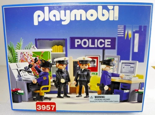 Playmobil Fire&Police Vintage 3957 Police Office Interior  from 1997 NISB-B5