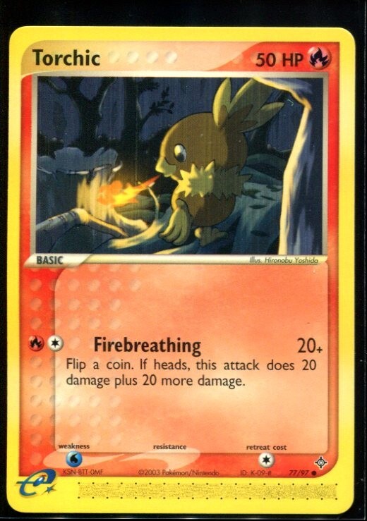 Torchic Common - ex Dragon 77/97 2003 NM Pokemon