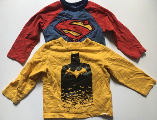 Baby Gap 2T Batman Superman DC Comics 