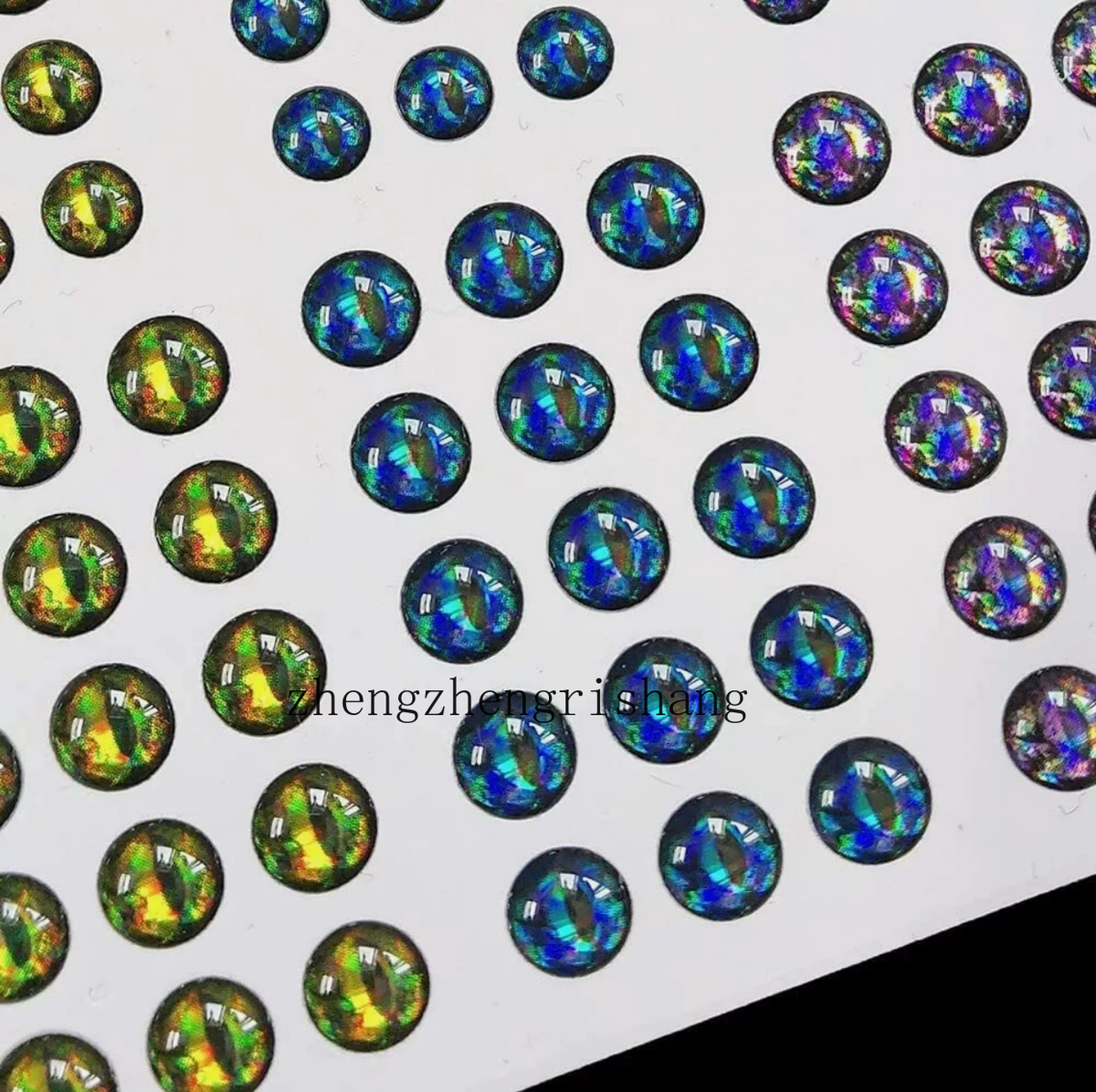 釣具・雑貨・eyes 3mm-10mm Fishing Lure Eyes 3D Holographic Eyes Fly Tying Jig