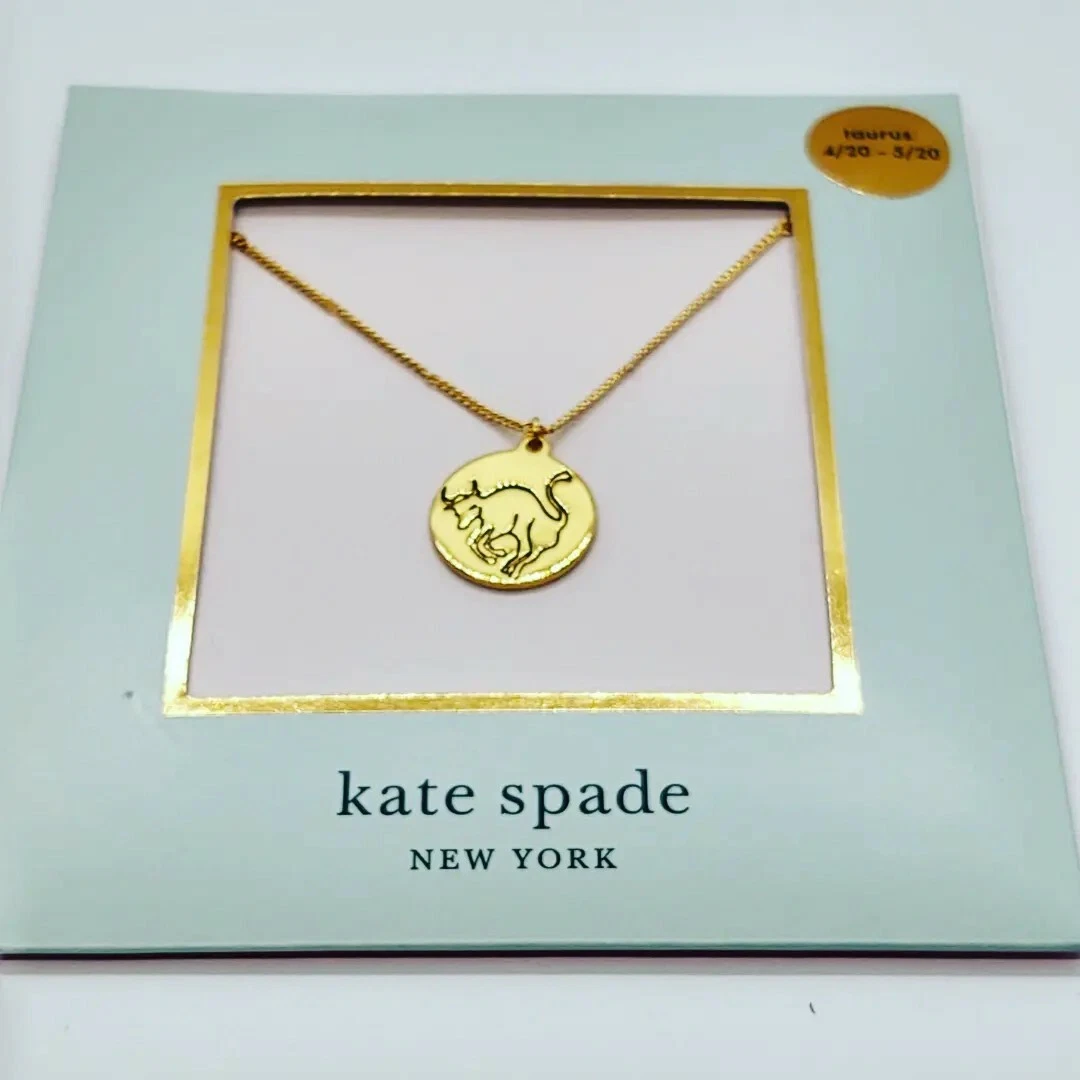 Kate Spade Necklace Taurus Pendant Constellation Zodiac Horoscope In the Stars