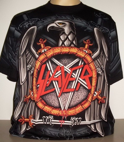 Slayer Thrash Metal Band Eagle Logo All 