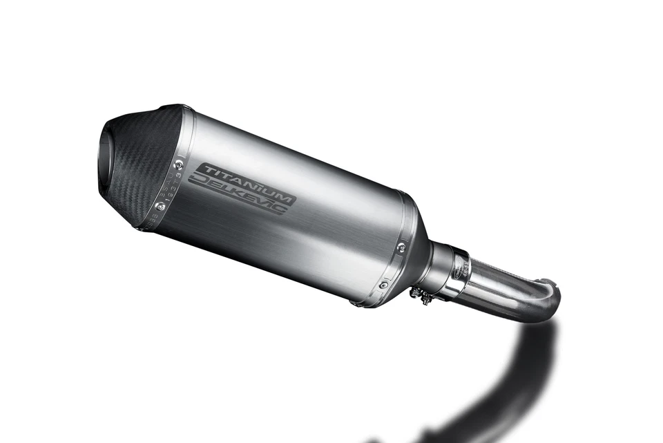 Kit silenciador de escape de titanio X-Oval 10" Slip On Suzuki SV650 2017-2024 Foto 2 de 4