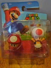 2020 World Of Nintendo RED TOAD with Super Mushroom! By Jakks Pacific NIB