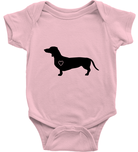 Dachshund Heart Dog Toddler Kids Youth Tee T-Shirt Infant Baby Bodysuit Clothes - Picture 28 of 36