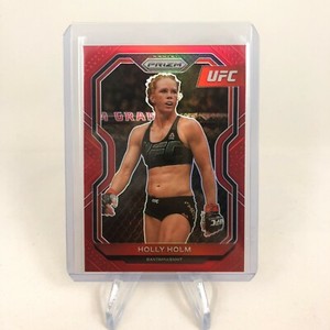 2021 Panini Prizm Holly Holm Red /275 #4 UFC Card