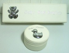Baby Keepsake Boxes Birth Certificate Tooth Holder First Impressions
