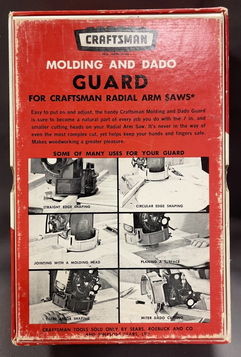 Radial arm saw deals dado