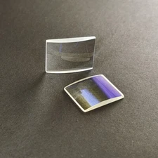 1PC Plano Convex Cylindrical Lens 14x18mm K9 Optical Glass Focal Length 41mm