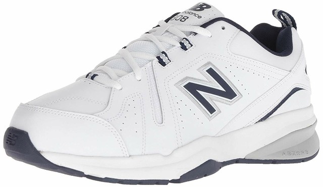 new balance 608 trainers white navy
