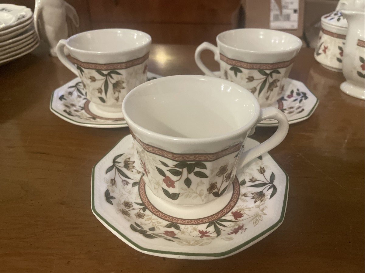 RARE CHURCHILL ASSAM CUPS AND SAUCERS