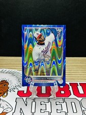 2022 Topps Chrome Rookie Auto Blue RayWave Refractor #RA-FP Francisco Perez RC