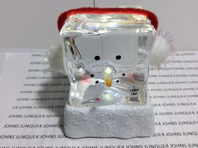 Download GANZ Ice Cube Snowman Head Lights Up New with tag Plastic ...