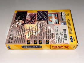 Zaxxon&rsquo;s Motherbase 2000 Sega Genesis 32x Complete in Box CIB Authentic-SHRINK!