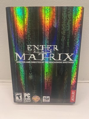 Enter the Matrix PC Game (2003) 4-Disc CD ROM  Small Box BRAND NEW Atari WIN XP
