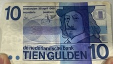 10 Gulden Banknote Niederlande 1968 - De Nederlandsche Bank - Original