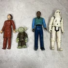 1980 LFL Star Wars Figure Lot  Of 4: Yoda, Lando, Imperial Stormtrooper, Leia