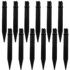 Bonsicoky 12 Pack 8.3 Inch ABS Ground Spikes - Replacement Stakes for Solar L...