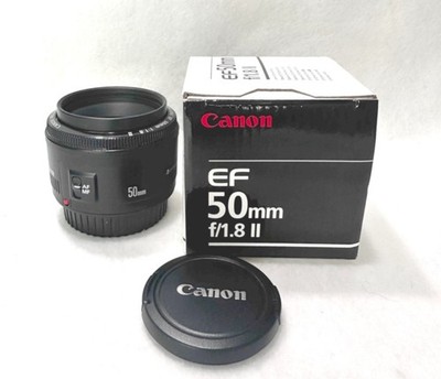 Canon Lens EF 50mm f/1.8 II AF/MF Lens