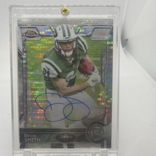 2015 Topps Chrome - Rookies Devin Smith #194 Pulsar Refractor (RC)  Auto /15