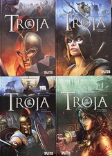 TROJA - alle vier Bände - 1a erhalten - SPLITTER Verlag - super spannend
