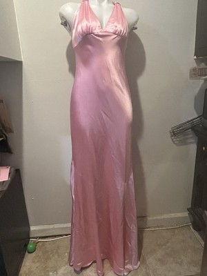 Pink Halter Dress In Elegant Style Women's Dress for Party Wear