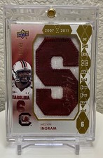 Melvin Ingram 37/45 ON CARD ON PATCH Auto 2012 Upper Deck Letterman Rookie. rookie card picture