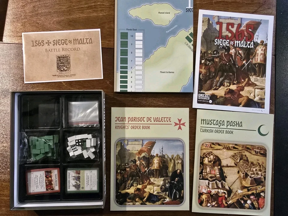 Juego de guerra solitario Siege of Malta Worthington Games 1565 Foto 3 de 3