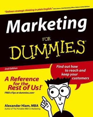 Marketing For Dummies - Paperback, by Hiam Alexander - Very Good x