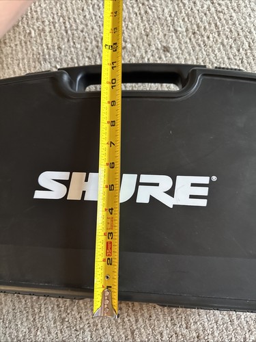 Shure Mic Microphone CASE ONLY Transmitter Guitarist - Picture 8 of 8