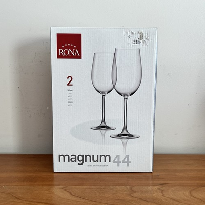 #ad #ad Set of 2 Rona Magnum 44 Wine Glasses Stemware NEW IN BOX $21.24