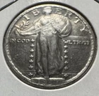 1917 S Type 1 Standing Liberty Quarter Key Date 90% Silver