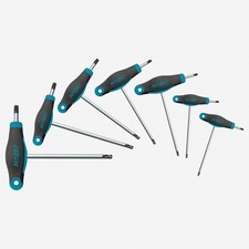 Hazet 829kkt7 2-way Ball End Torx T-handle Set 7 Pieces