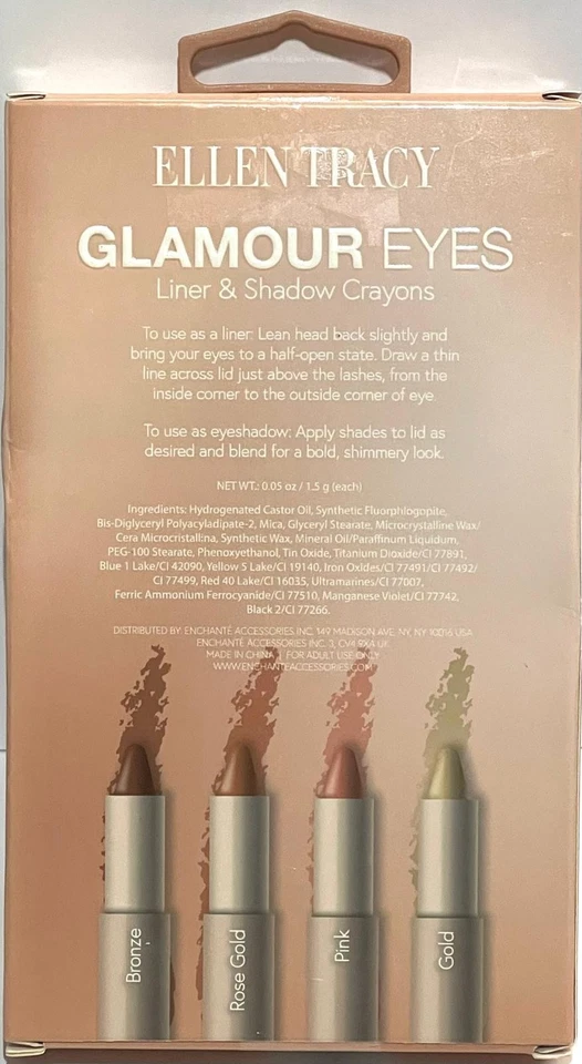 Ellen Tracy Glamour Eyes Liner & Shadow Crayons Multi use - Line, Blend, & More - Image 2 of 3