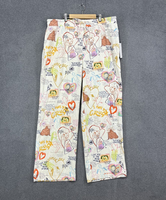 Maison d Amelie Pants Womens XL Linen Rayon Blend Summer Love beach cruise