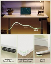 Standing Desk, Large Height Adjustable Electric Stand up Desk, Electric Standing — image 6